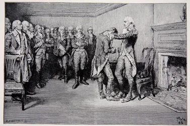 Washington si congeda dai suoi ufficiali, 4 dicembre 1783
